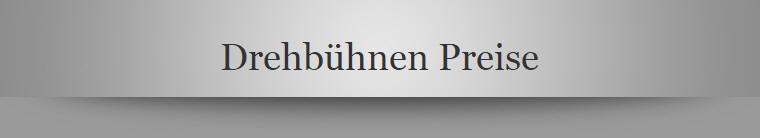 Drehbhnen Preise